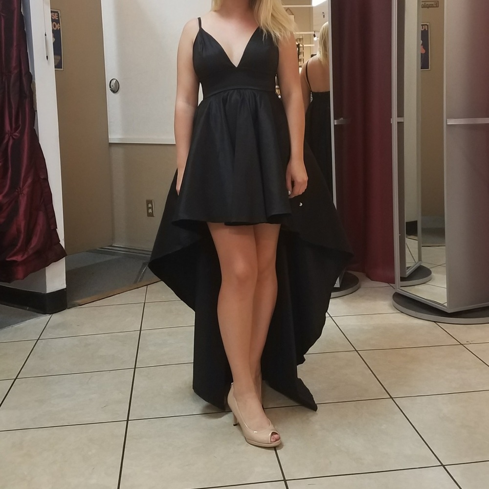 Black High Low Dress